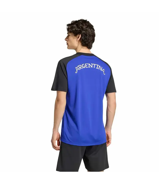 adidas adidas Argentina World Cup 2026 PreMatch Training Jersey - Lucid Blue/Back