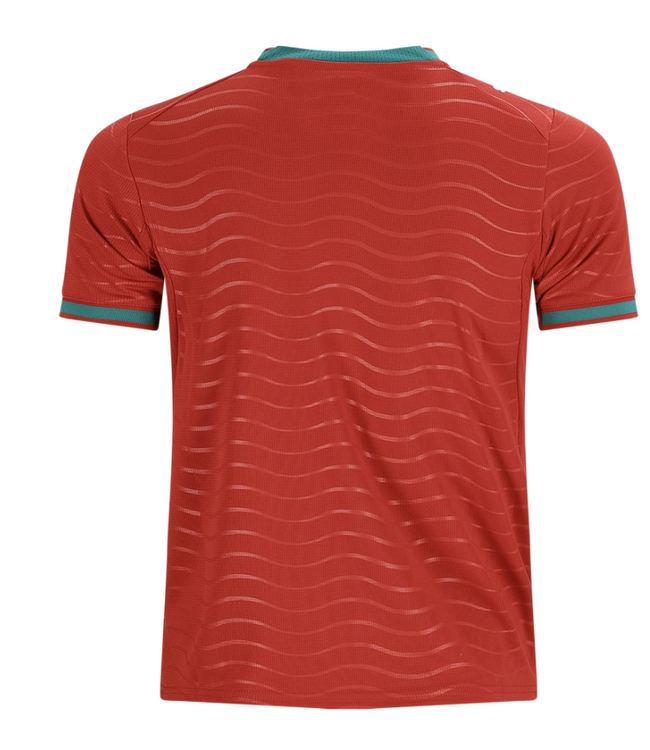 Puma Puma Youth Portugal World Cup 2026 Home Jersey - Red/Green Lagoon