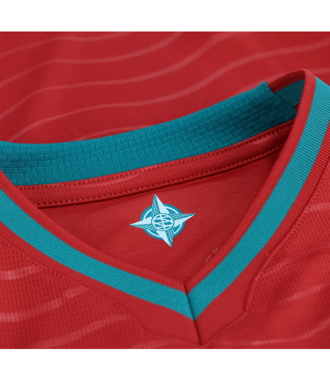 Puma Puma Youth Portugal World Cup 2026 Home Jersey - Red/Green Lagoon