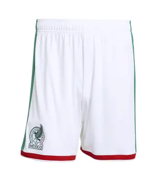 adidas adidas Mexico WC World Cup 2026 Home Shorts - White/Red/Vivid Green