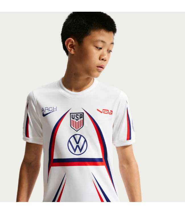 Nike Nike Youth USA United States WC World Cup 2026 Academy Pro VAA Prematch Training  Jersey - White
