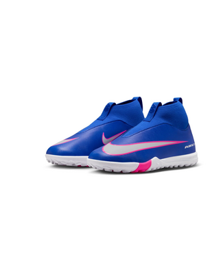 Nike Nike Jr Zoom Mercurial Superfly 11 Academy TF Turf Shoes - Racer Blue/White/Pink