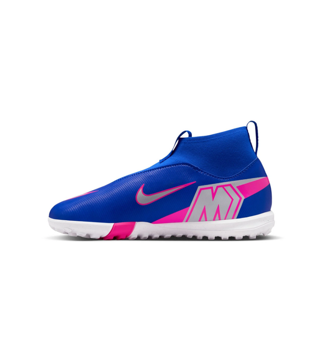 Nike Nike Jr Zoom Mercurial Superfly 11 Academy TF Turf Shoes - Racer Blue/White/Pink