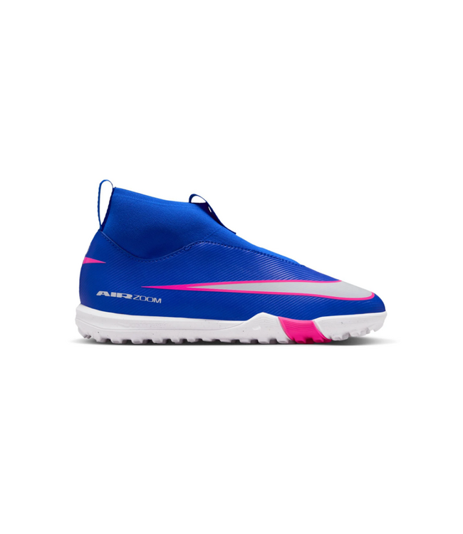 Nike Nike Jr Zoom Mercurial Superfly 11 Academy TF Turf Shoes - Racer Blue/White/Pink