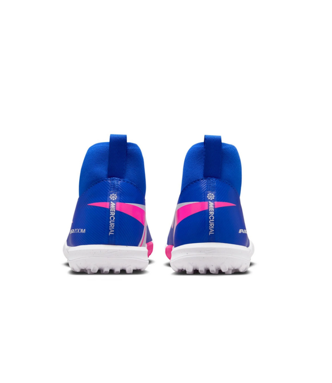 Nike Nike Jr Zoom Mercurial Superfly 11 Academy TF Turf Shoes - Racer Blue/White/Pink