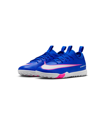 Nike Nike Jr. Zoom Mercurial Vapor 16 Academy TF Turf Shoes- Racer Blue/White/Pink