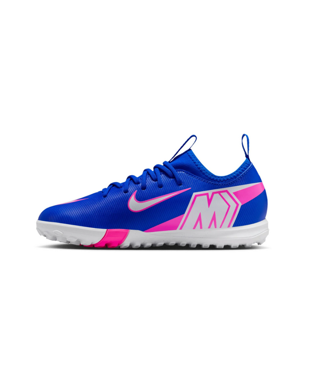 Nike Nike Jr. Zoom Mercurial Vapor 16 Academy TF Turf Shoes- Racer Blue/White/Pink