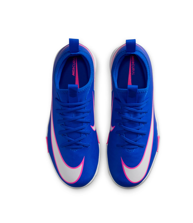 Nike Nike Jr. Zoom Mercurial Vapor 16 Academy TF Turf Shoes- Racer Blue/White/Pink