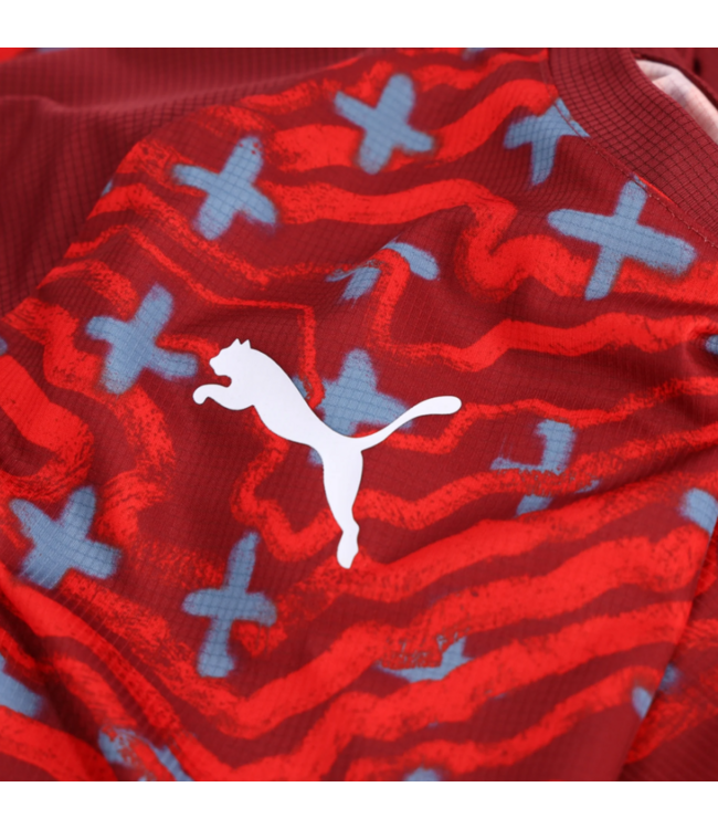 Puma Puma Switzerland WC World Cup 2026 PreMatch Training Jersey -  Regal Red/White