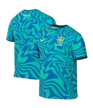 Nike Nike Brazil WC World Cup 2026 Academy Pro DriFit PreMatch Training Jersey - Light Menta/Photo Blue/Canary