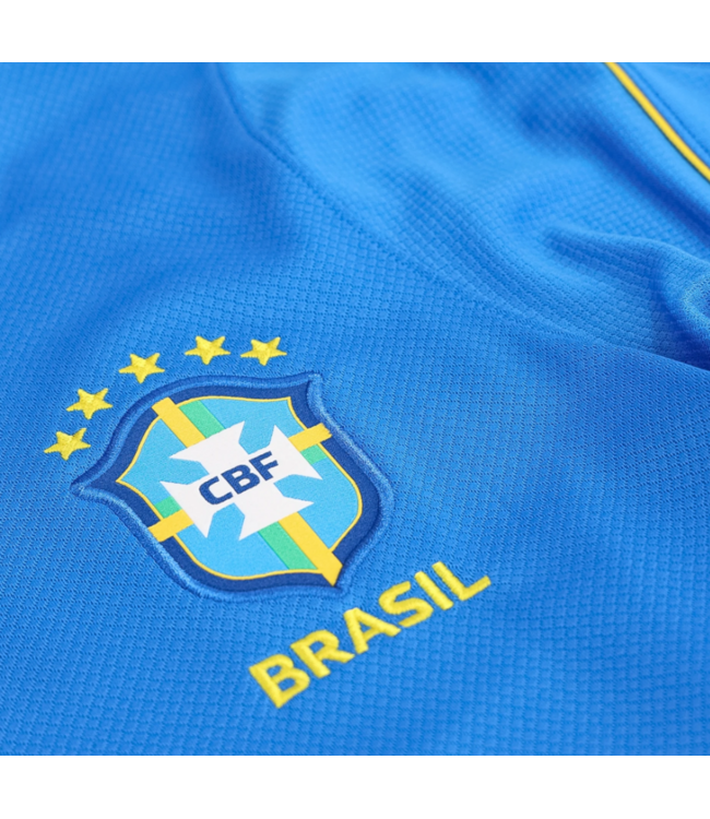 Nike Nike Youth Brazil WC World Cup 2026 Strike PreMatch Training Jersey - Blue/Light Menta/Midwest Gold