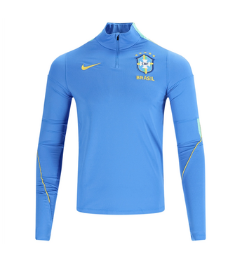 Nike Nike Brazil WC World Cup 2026 Strike Training Drill Top - Photo Blue/Light Menta/Midwest Gold