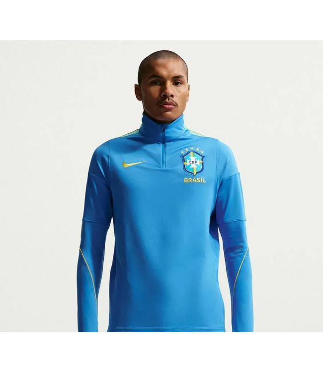Nike Nike Brazil WC World Cup 2026 Strike Training Drill Top - Photo Blue/Light Menta/Midwest Gold
