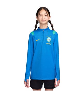 Nike Nike Youth Brazil WC World Cup 2026 Academy Pro Training Drill Top - Photo Blue/Light Menta/Midwest Gold