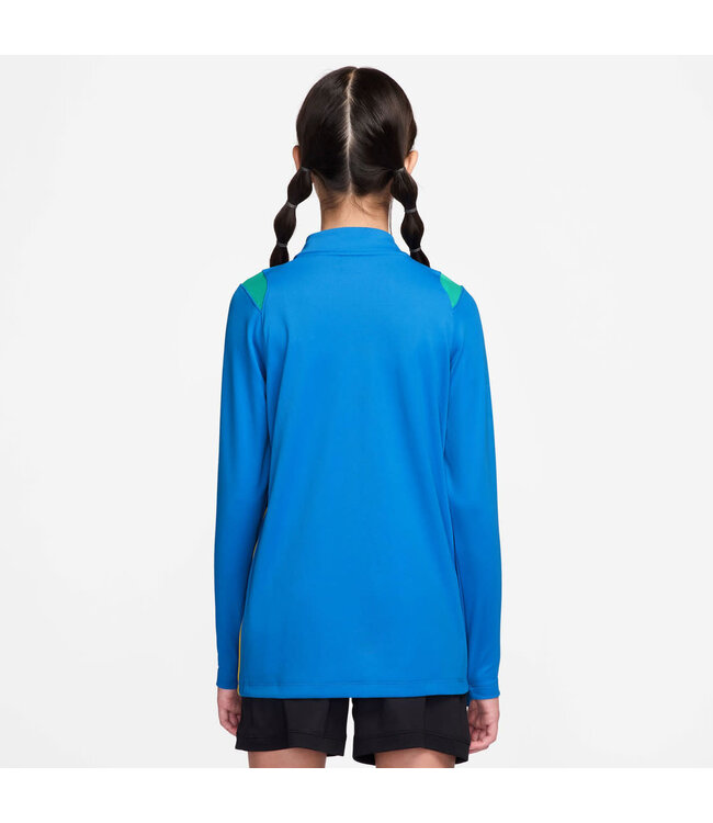 Nike Nike Youth Brazil WC World Cup 2026 Academy Pro Training Drill Top - Photo Blue/Light Menta/Midwest Gold