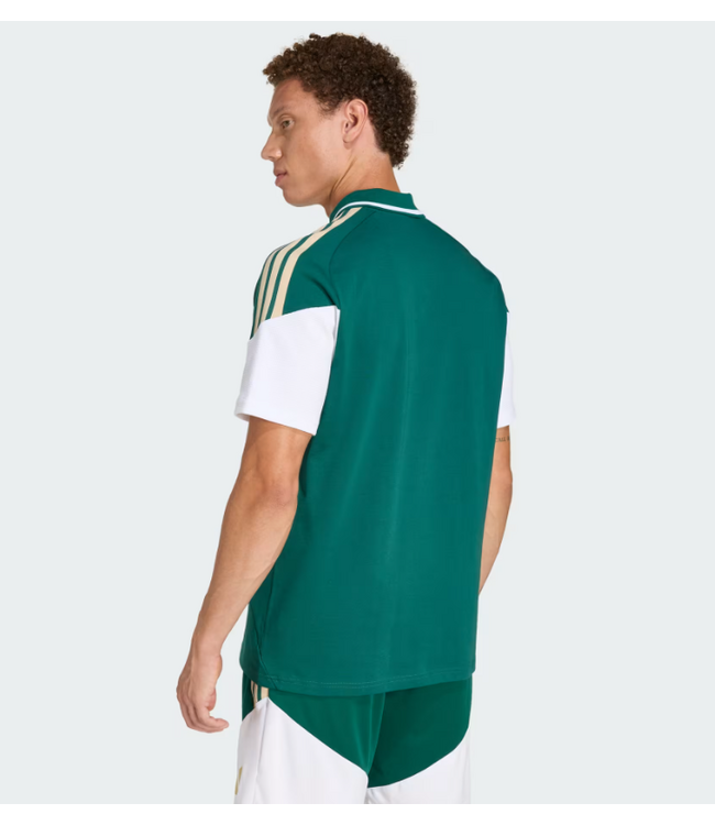 adidas adidas Italy WC World Cup 2026 Tiro Travel Polo Shirt - Collegiate Green/Gold