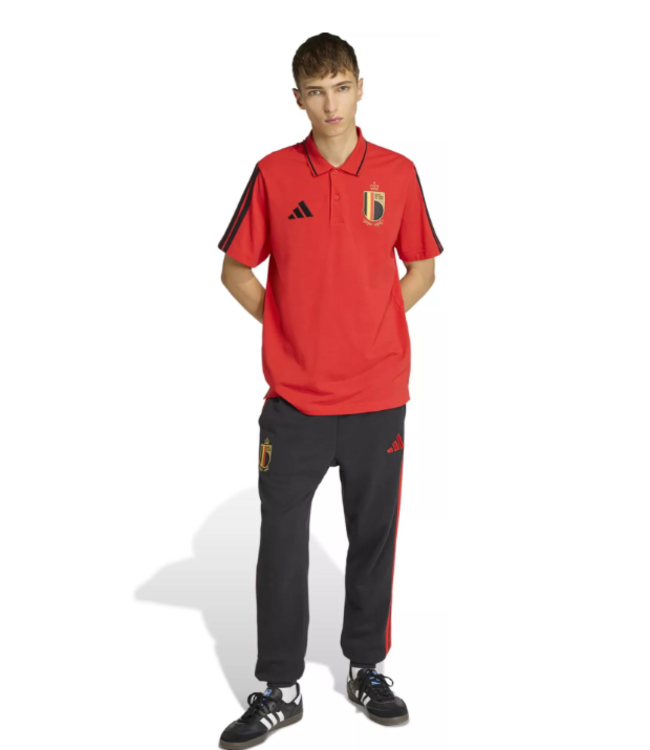 adidas adidas Belgium WC World Cup 2026 DNA Polo Shirt - Red