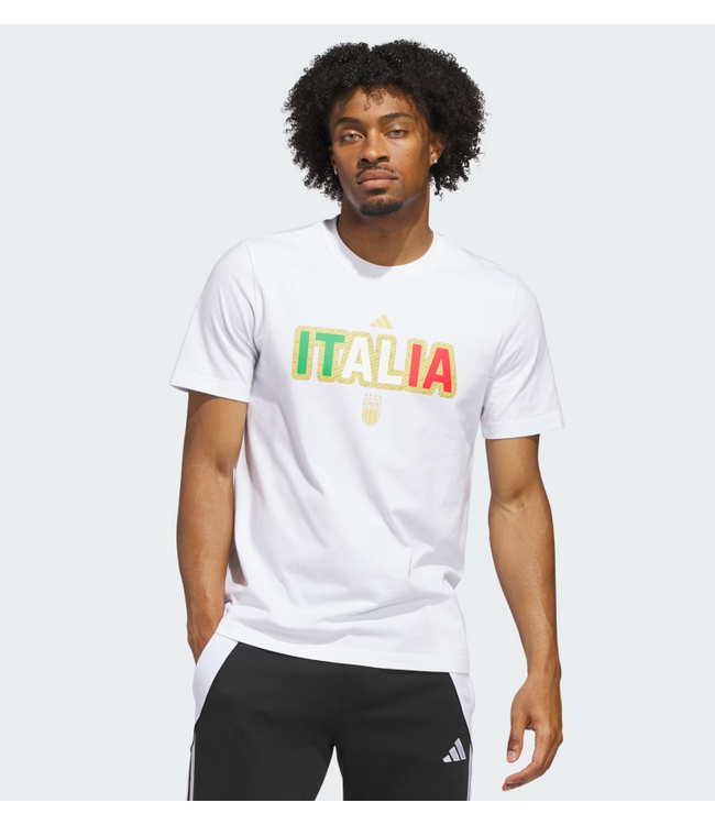 adidas adidas Italy WC World Cup 2026 Away Graphic Fan SS Tee Shirt - White