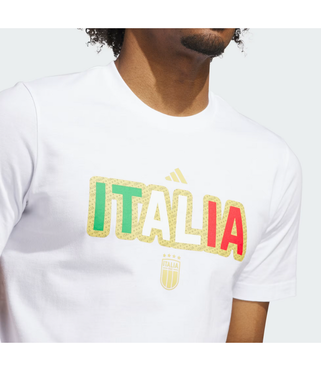 adidas adidas Italy WC World Cup 2026 Away Graphic Fan SS Tee Shirt - White