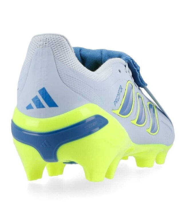 adidas adidas Predator 26 League Fold Over Tongue FG - Crystal Sky/Ray Blue/Solar Yellow