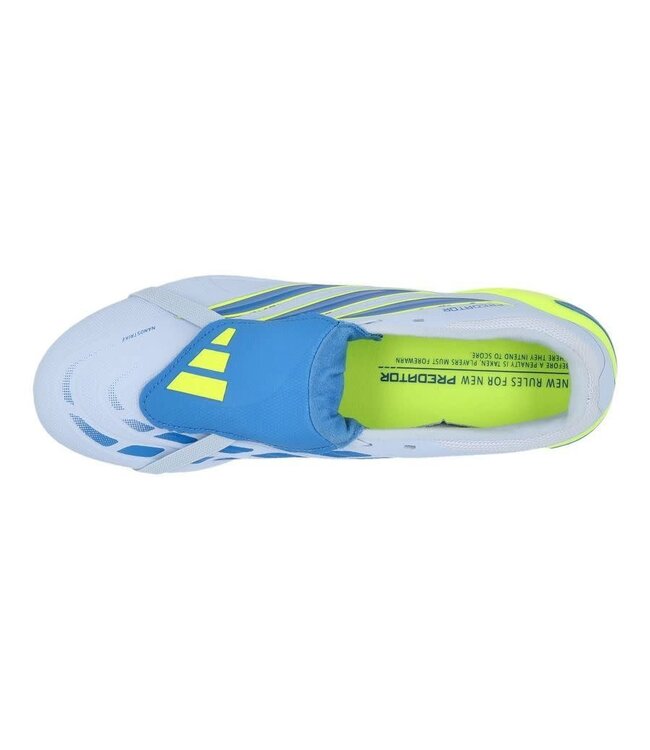 adidas adidas Predator 26 League Fold Over Tongue FG - Crystal Sky/Ray Blue/Solar Yellow
