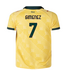 Puma Puma Youth AC Milan 2025 - 26 Gimenez # 7 Third Jersey - Sunny Yellow/Dark Myrtle