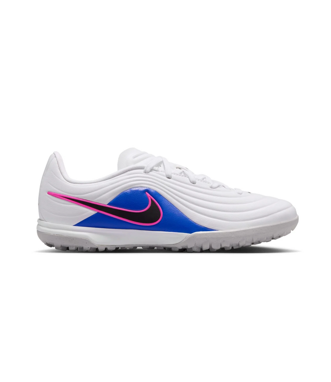 Nike Nike Jr Tiempo Maestro Academy TF Turf Shoes - White/Black/Racer Blue/Pink Blast