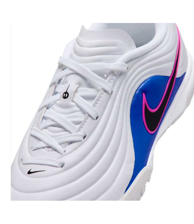 Nike Nike Jr Tiempo Maestro Academy TF Turf Shoes - White/Black/Racer Blue/Pink Blast