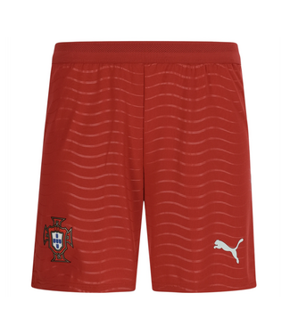Puma Puma Portugal WC World Cup 2026 Home Shorts - Red/Green Lagoon