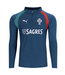 Puma Puma Portugal WC World Cup 2026 Long Sleeve Training Drill Top- Ocean Tropic/Silver Mist