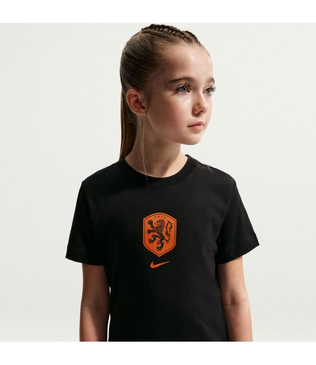 Nike Nike Youth Netherlands World Cup WC 2026 Crest Fan Shirt-Black