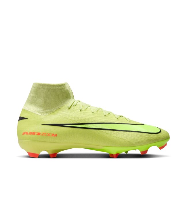 Nike Nike Zoom Mercurial Superfly 10 PRO FG Soccer Cleats - Limelight/Volt/Hyper Crimson