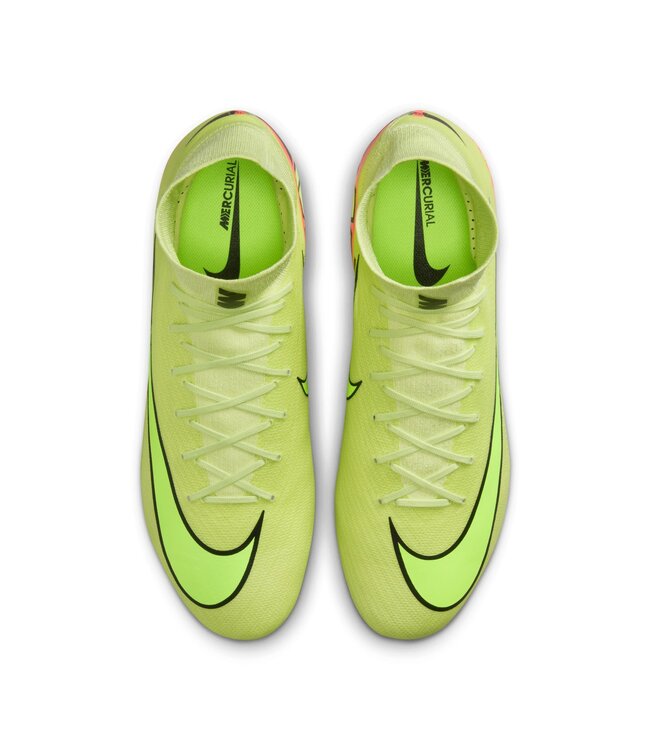 Nike Nike Zoom Mercurial Superfly 10 PRO FG Soccer Cleats - Limelight/Volt/Hyper Crimson