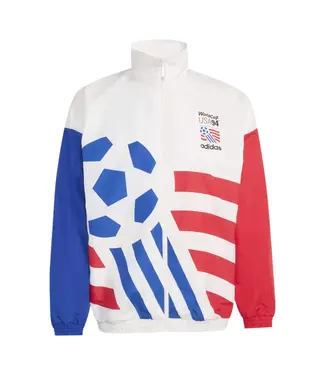 adidas adidas USA United States WC World Cup 1994 Retro Release Graphic Woven Jacket - Cloud White