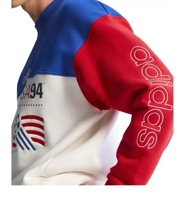adidas adidas USA United States WC World Cup 1994 Retro Release Graphic Sweatshirt - Royal Blue/Cloud White