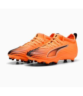 Puma Puma Jr Ultra 6 Match + FG/AG - Heat Fire/Black/Glowing Red