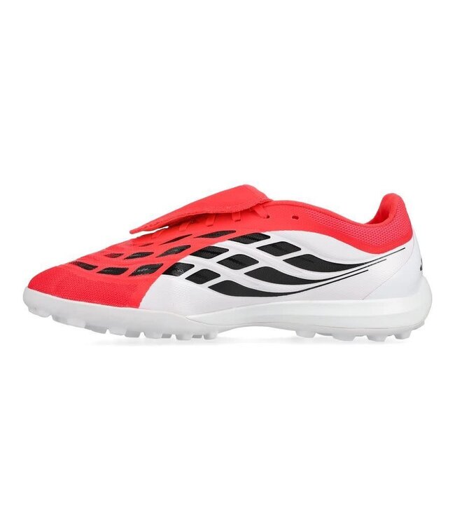 adidas adidas Predator League Fold Over Tongue TF Turf -Lucid Red/Black/Footwear White
