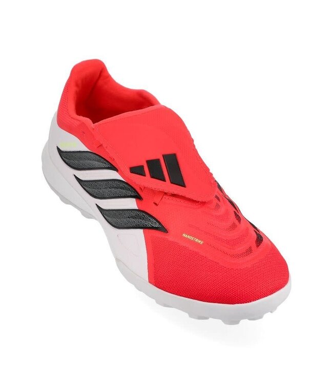 adidas adidas Predator League Fold Over Tongue TF Turf -Lucid Red/Black/Footwear White