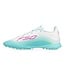 adidas adidas F50 Messi League TF Turf Soccer Shoes - Cloud White/Lucid Pink/Flash Aqua