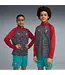 Puma Puma Youth Portugal WC World Cup 2026 Long Sleeve Training Drill Top- Club Red/Green Lagoon