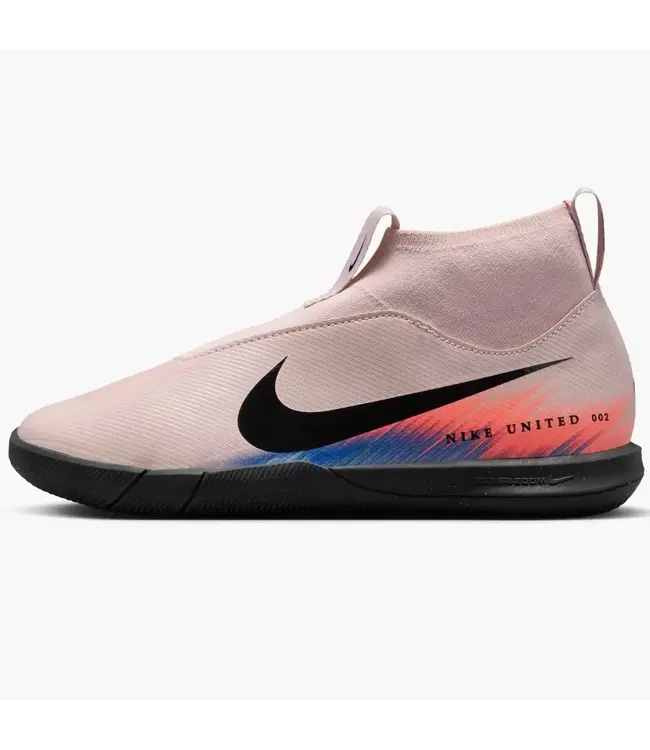 Nike Nike Jr Zoom Mercurial Superfly 10 Academy United 002 IC Indoor Shoes - Pale Ivory/Red/Racer Blue