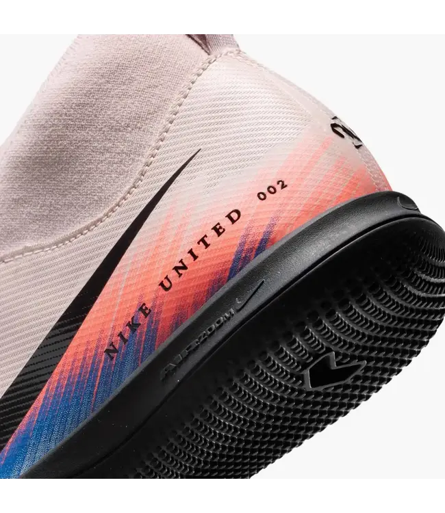 Nike Nike Jr Zoom Mercurial Superfly 10 Academy United 002 IC Indoor Shoes - Pale Ivory/Red/Racer Blue