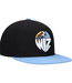 Mitchell & Ness Sporting Kansas City MLS Snapback Wiz  Hat - Black/Sky Blue