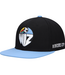 Mitchell & Ness Sporting Kansas City MLS Snapback Wiz  Hat - Black/Sky Blue
