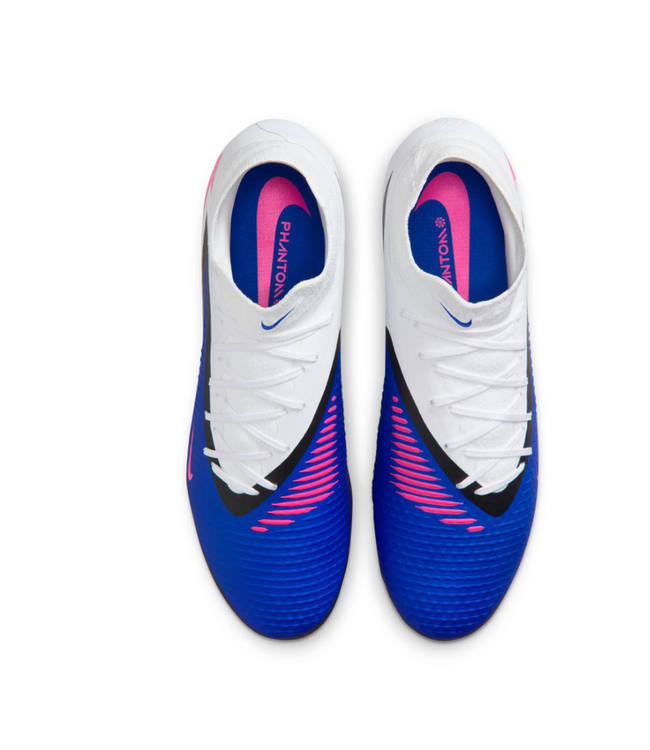 Nike Nike Phantom 6 Academy High FG / MG Soccer Shoes - Racer Blue/Pink Blast/White