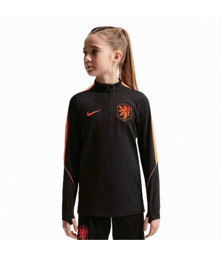 Nike Nike Youth Netherlands WC World Cup 2026 Strike Training Drill Top - Black/Hyper Crimson