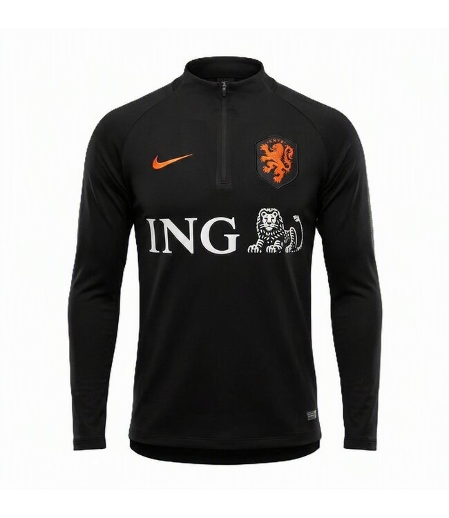 Nike Nike Youth Netherlands WC World Cup 2026 Strike Training Drill Top - Black/Hyper Crimson