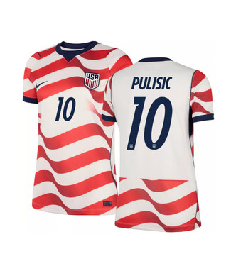 Nike Nike Youth USA United States USMNT World Cup 2026 Pulisic # 10 Home Jersey -Sail/Midnight Navy/Red