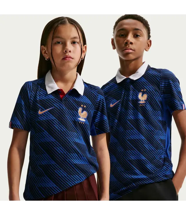 Nike Nike Youth  France WC World Cup 2026 Home Jersey-Game Royal/Blackened Blue/White/Metallic Copper