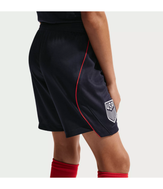 Nike Nike Youth USA United States WC World Cup 2026 Away Shorts - Dark Obsidian/University Red/Pure Platinum